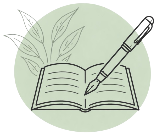 The logo representing the Indian Marathi actress Preeti Mallapurkar about her author journey.