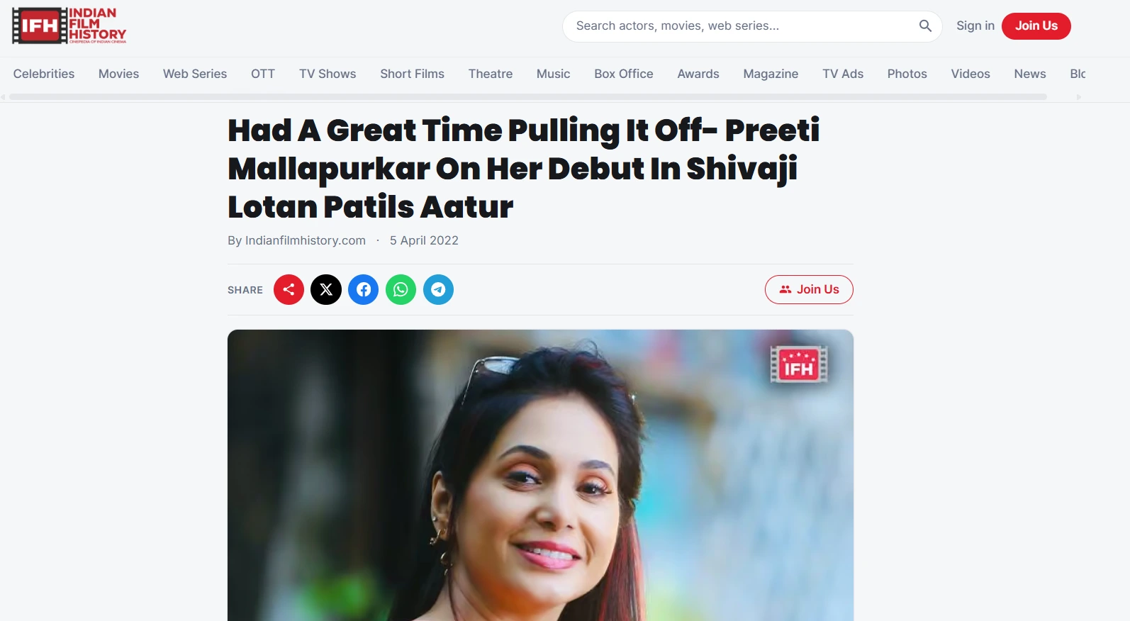 Indian Film History featuring Preeti Mallapurkar