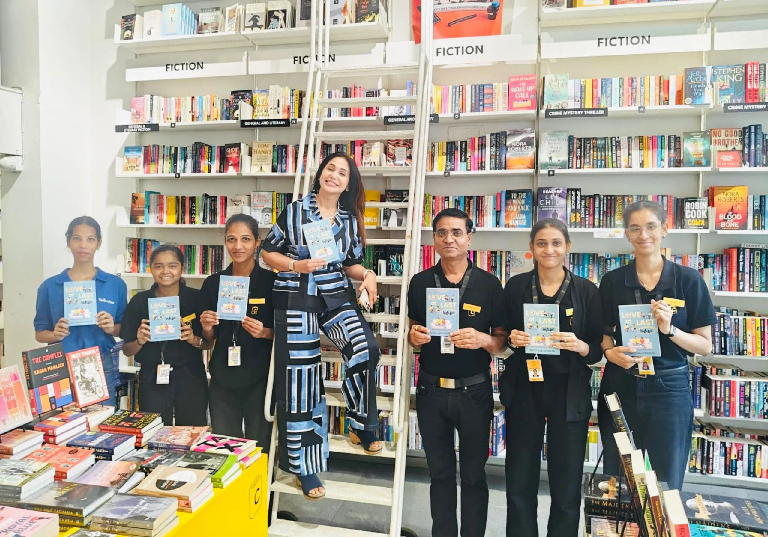 Explore Preeti-Mallapurkar's book-signing tour of Love At Last Swipe