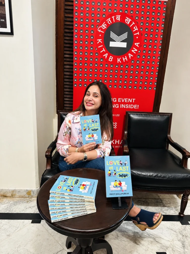 Preeti-Mallapurkar-the-authot-of-book-Love-At-Last-Swipe-at-Kitab-Khana
