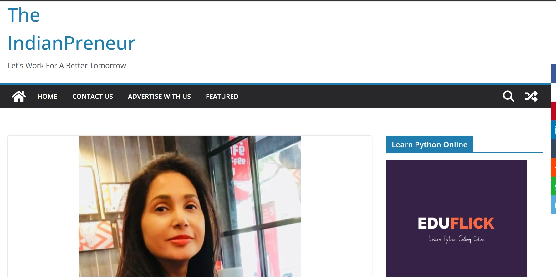 The Indianpreneur featuring Preeti Mallapurkar